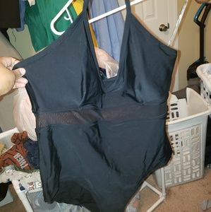 Plus one piece swimsuit